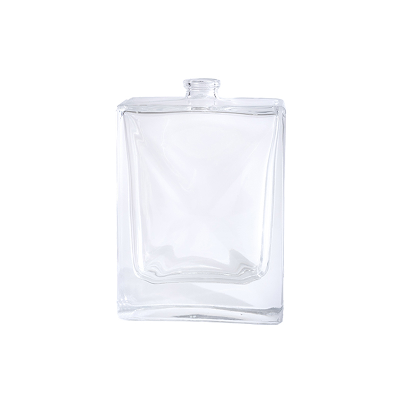 J2249 Premium-Parfümflasche aus transparentem Glas, 104 ml, elegant und zart