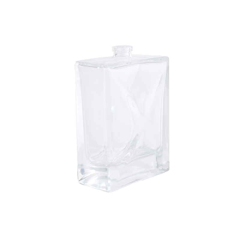 J2249 Premium-Parfümflasche aus transparentem Glas, 104 ml, elegant und zart