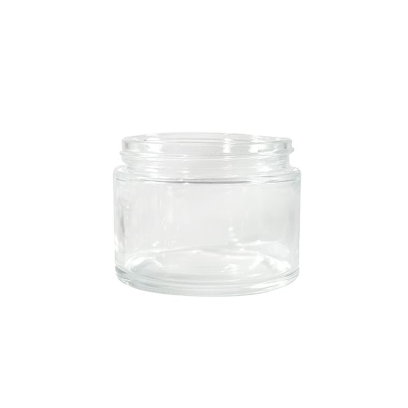 50 ml transparentes Cremetiegel, Premium-Kosmetikverpackungsflasche