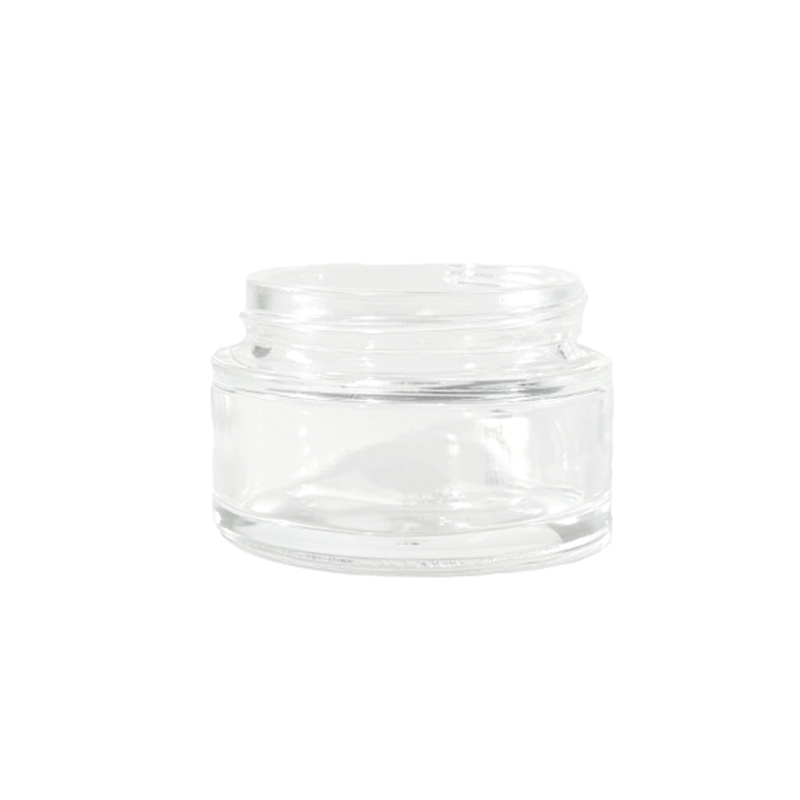 50 ml transparentes Cremetiegel, Premium-Kosmetikverpackungsflasche