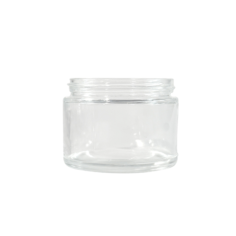 50 ml transparentes Cremetiegel, Premium-Kosmetikverpackungsflasche