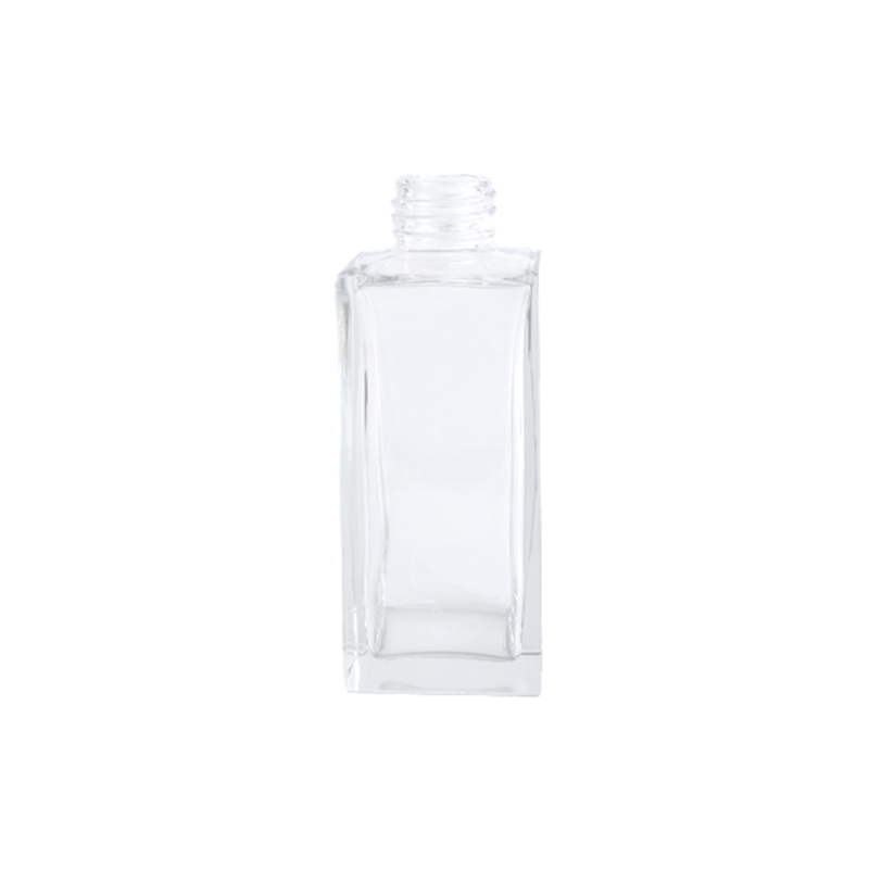 Transparente, lange, zylindrische Lotionsflasche mit Schraubverschluss, 108 ml, leicht