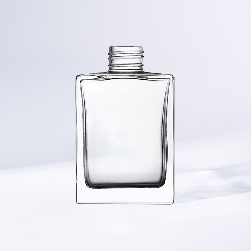 J2456 Premium transparente Aroma-Diffusor-Flasche, 105 ml, rechteckig, großes Fassungsvermögen