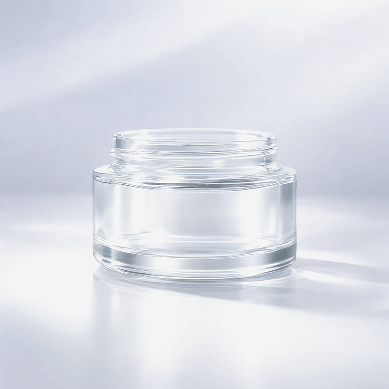 50 ml transparentes Cremetiegel, Premium-Kosmetikverpackungsflasche
